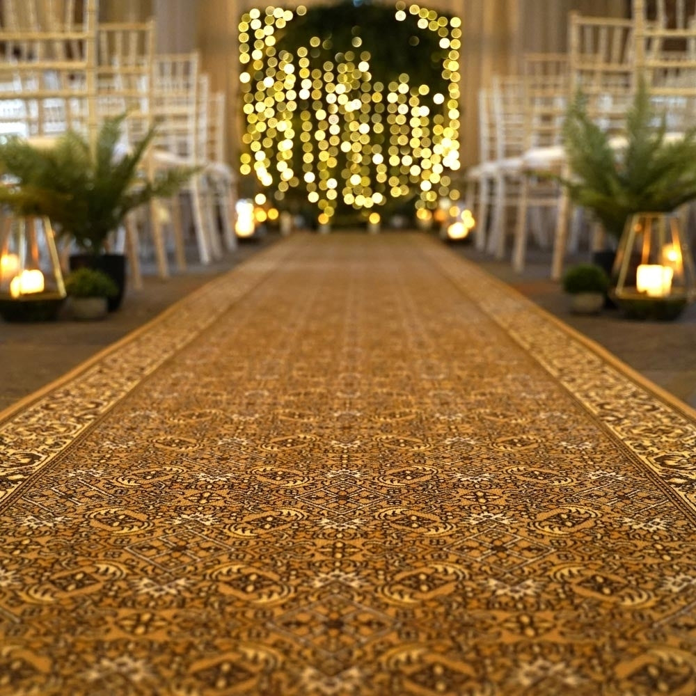 Bidjar Beige Wedding Aisle Runner