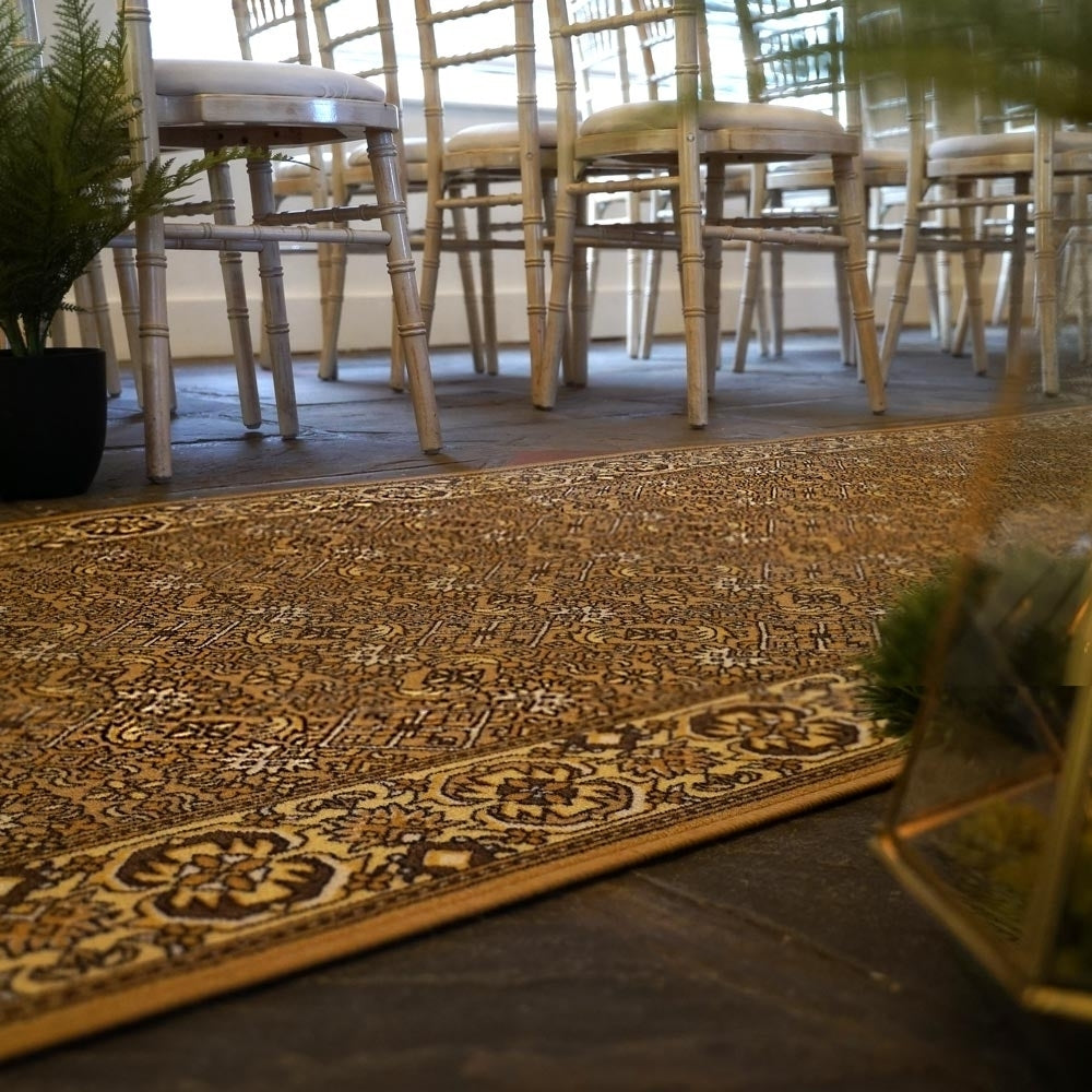 Bidjar Beige Wedding Aisle Runner