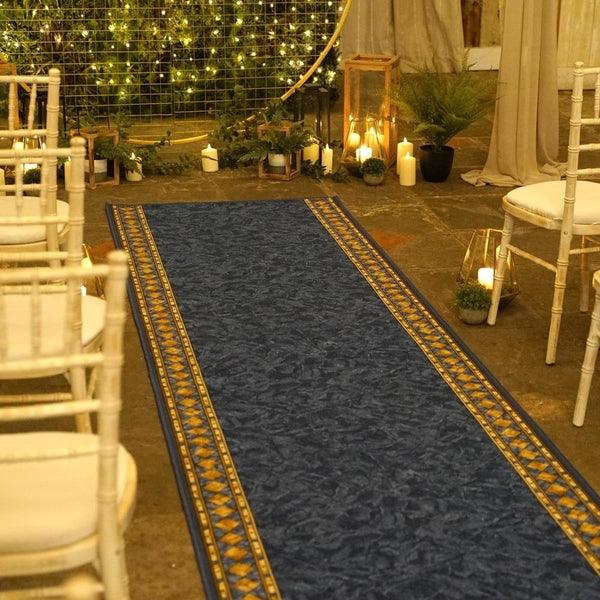 Cheopsblauer Hochzeitsläufer