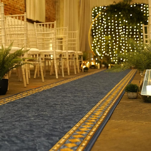 Cheopsblauer Hochzeitsläufer