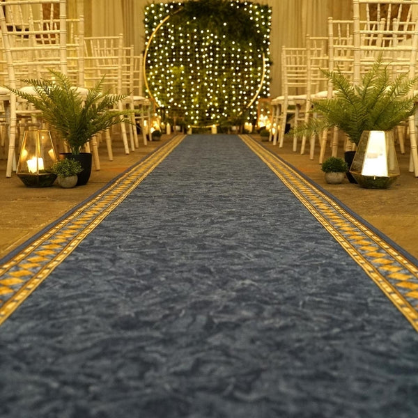 Cheopsblauer Hochzeitsläufer