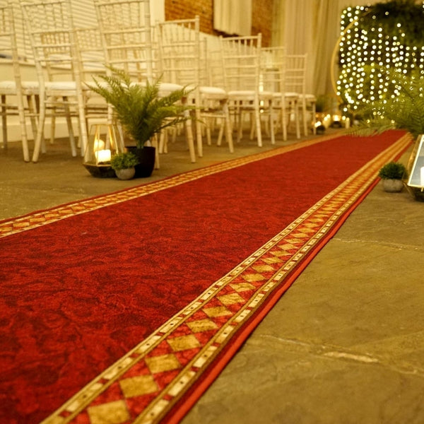 Cheops Rouge coureur de tapis de mariage