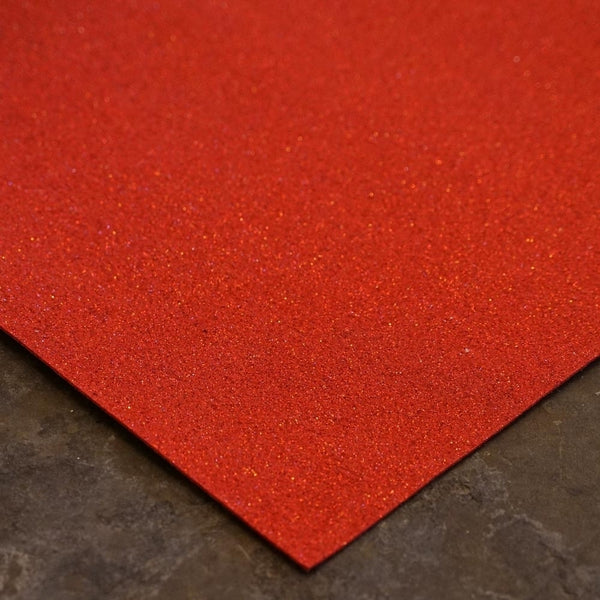 Eliza Glitter Rosso Wedding Aisle Runner