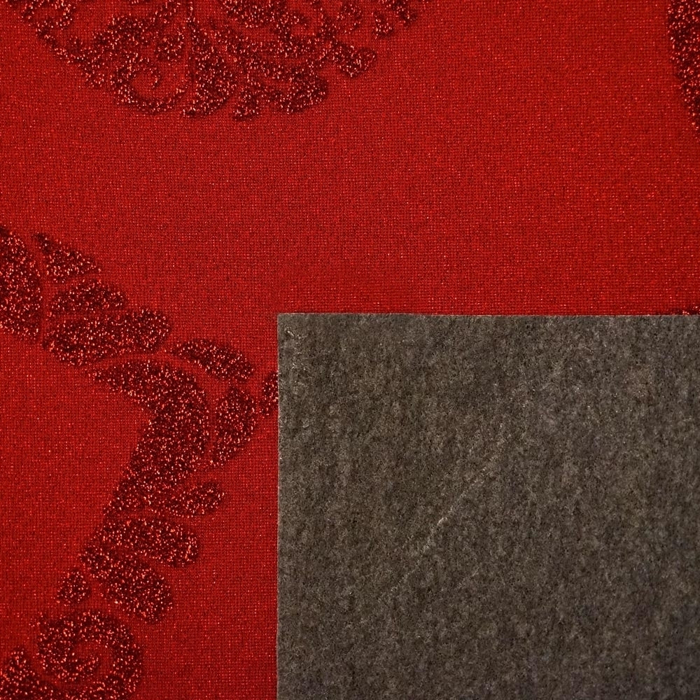 Herz-Glitzer roter Hochzeitsläufer