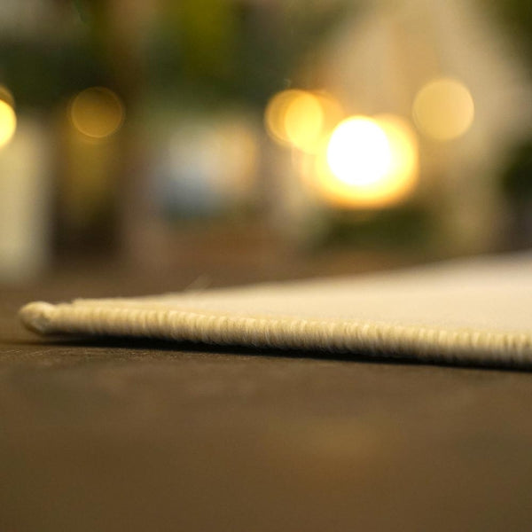 Plain Cream Wedding Aisle Runner