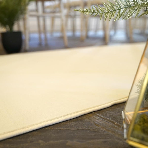 Plain Cream Wedding Aisle Runner
