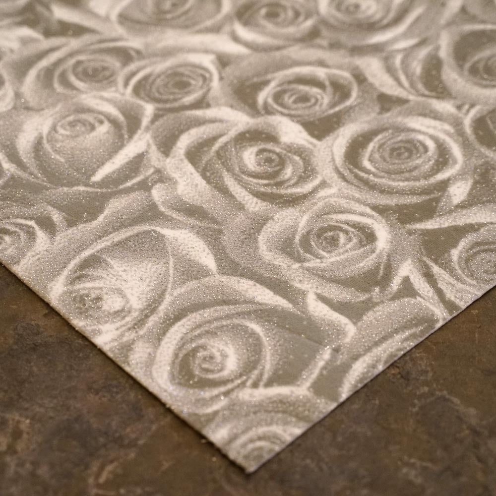 Rose Silver Wedding Aisle Runner