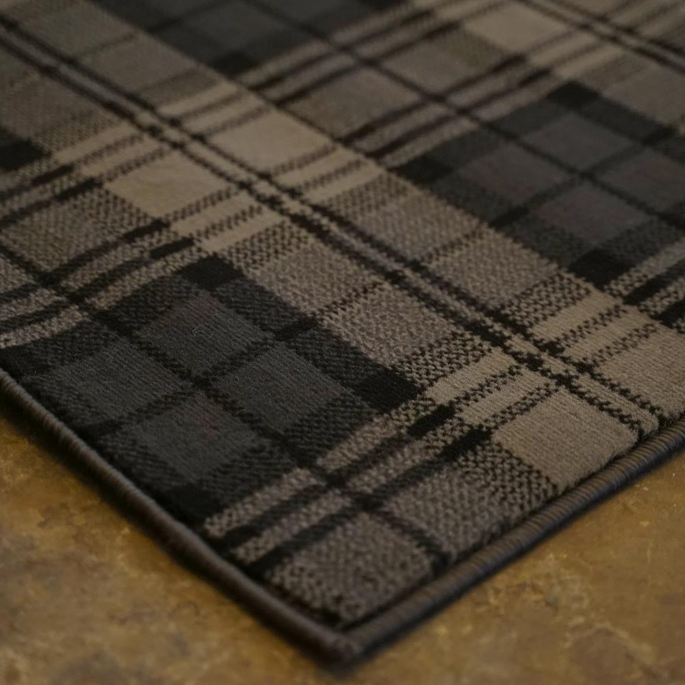 Tartan Black Wedding Aisle Runner
