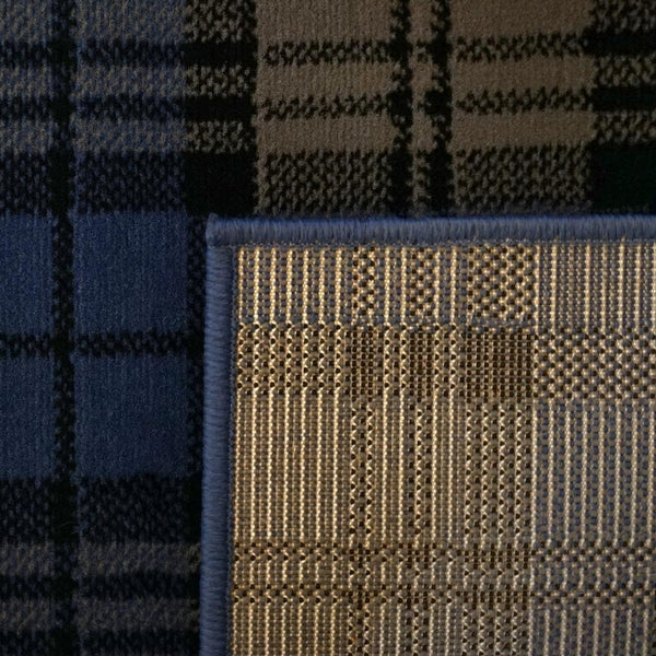 Tartan Blue Wedding Aisle Runner