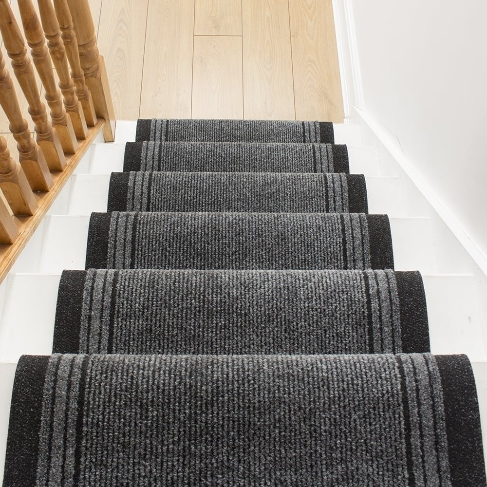 Inca Gray Stair Runner