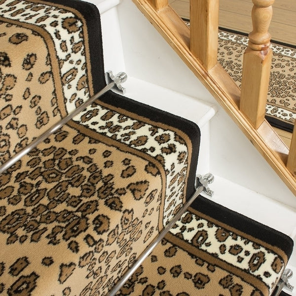 Leopard Print Stair Runner