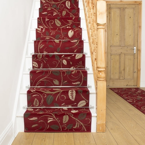 Scroll Rouge Tapis d’escalier