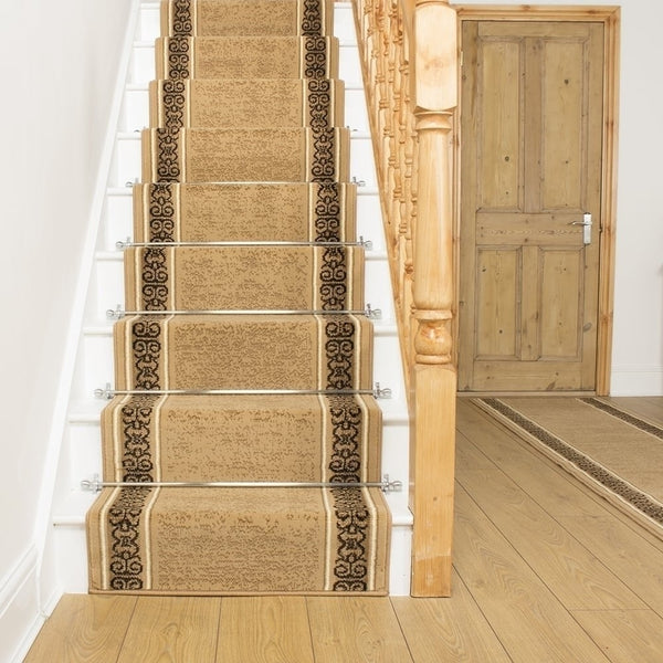 Tribal Beige Tapis d’escalier