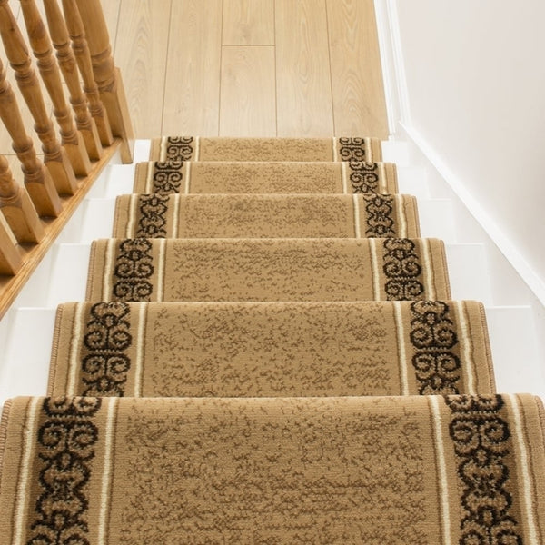 Tribal Beige Tapis d’escalier