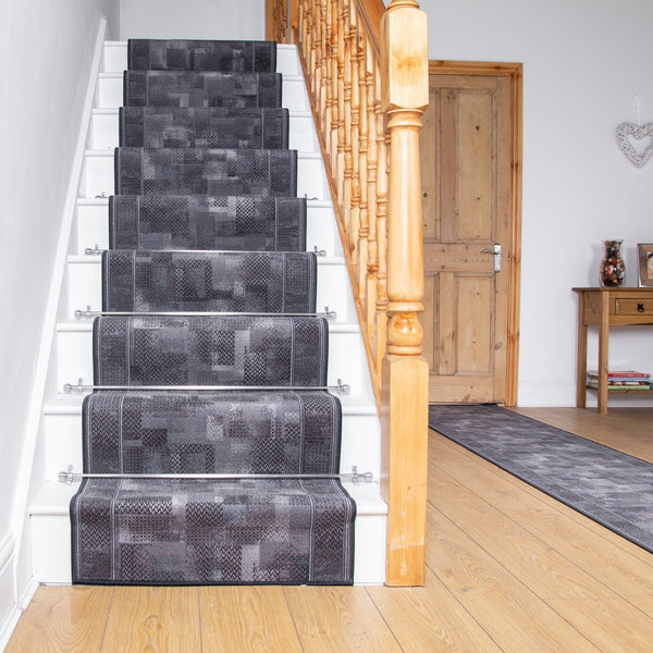 Tribe Graphite Stair Runner