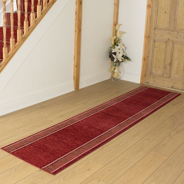 Tribal Rouge Tapis de couloir