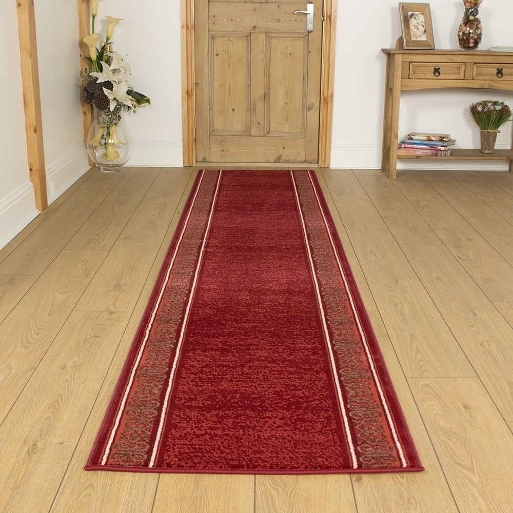 Tribal Rouge Tapis de couloir