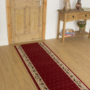 Pin Dot Red  Hall Runner - 30cm / 60cm