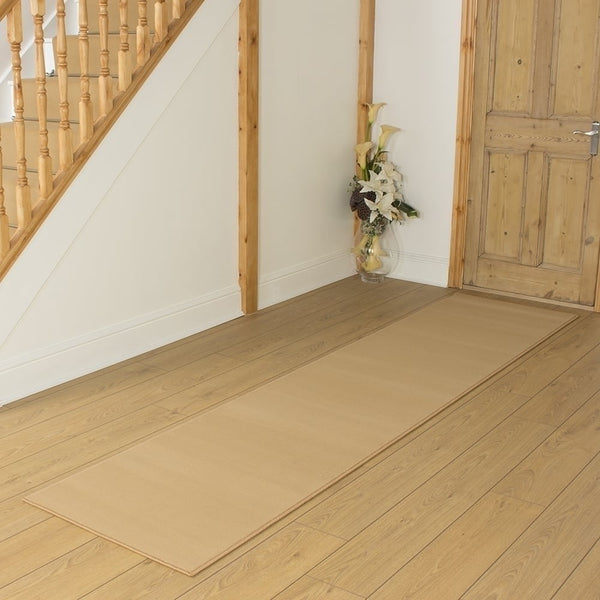 Plain Beige  Hall Runner