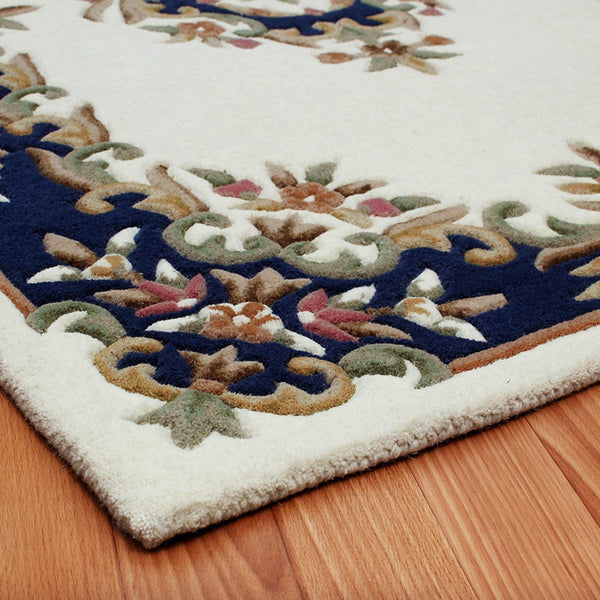 Royal Cream Blue Rug