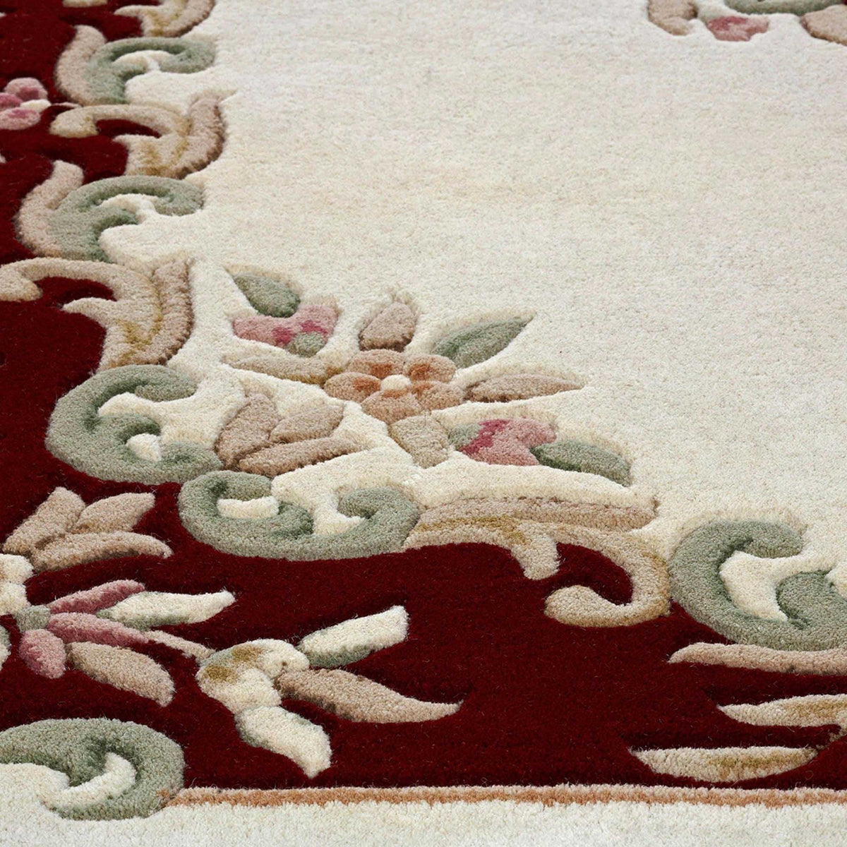 Royal Cream Red Rug