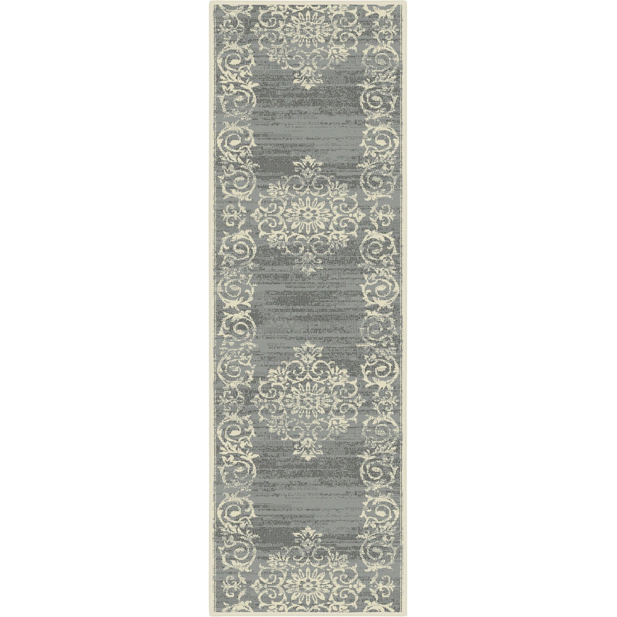 Bayeux Grey  Hall Runner
