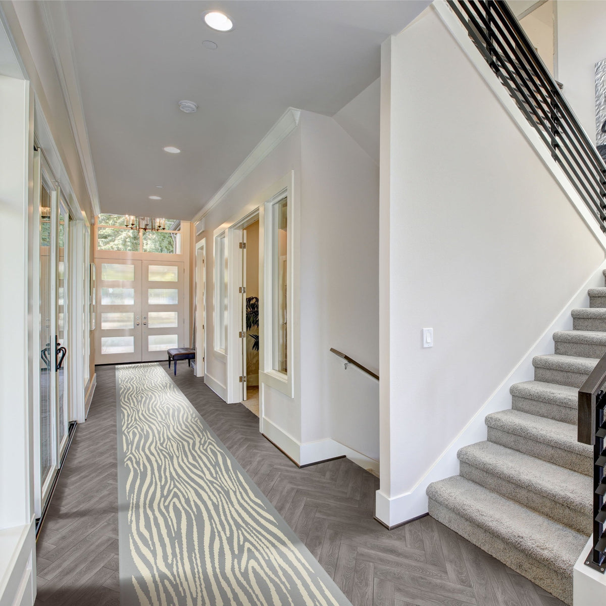 Savannah Gray  Rug Runner
