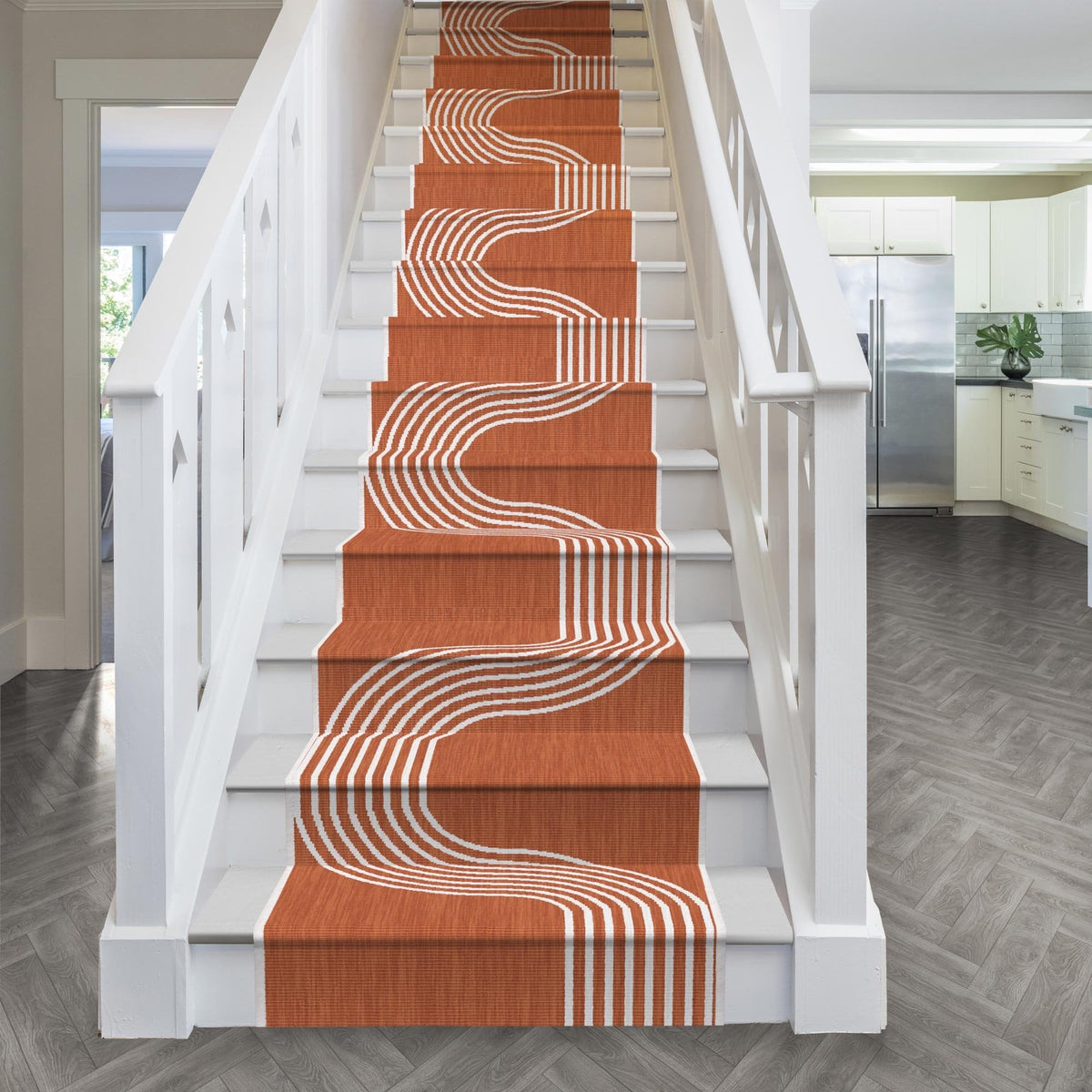 Tequila Sunrise Terracotta Stair Runner