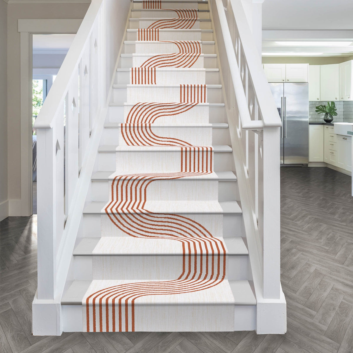 Tequila Sunrise Terracotta Stair Runner