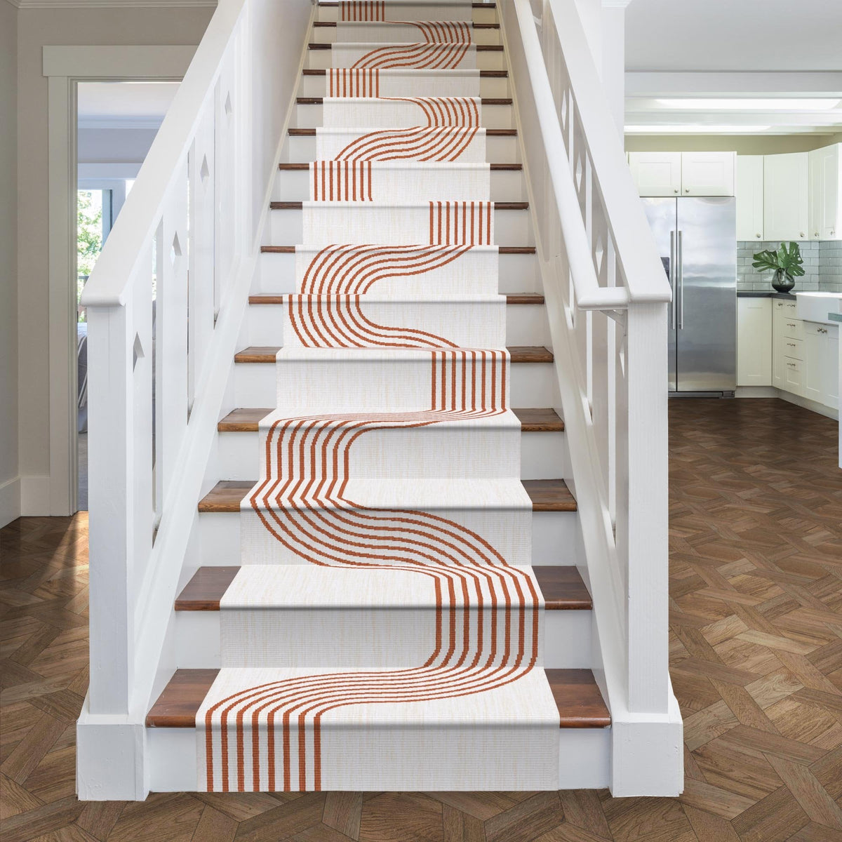 Tequila Sunrise Terracotta Stair Runner
