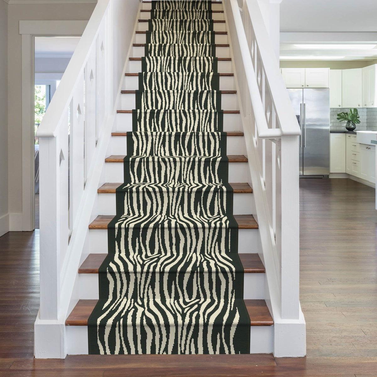 Savannah Black Stair Runner