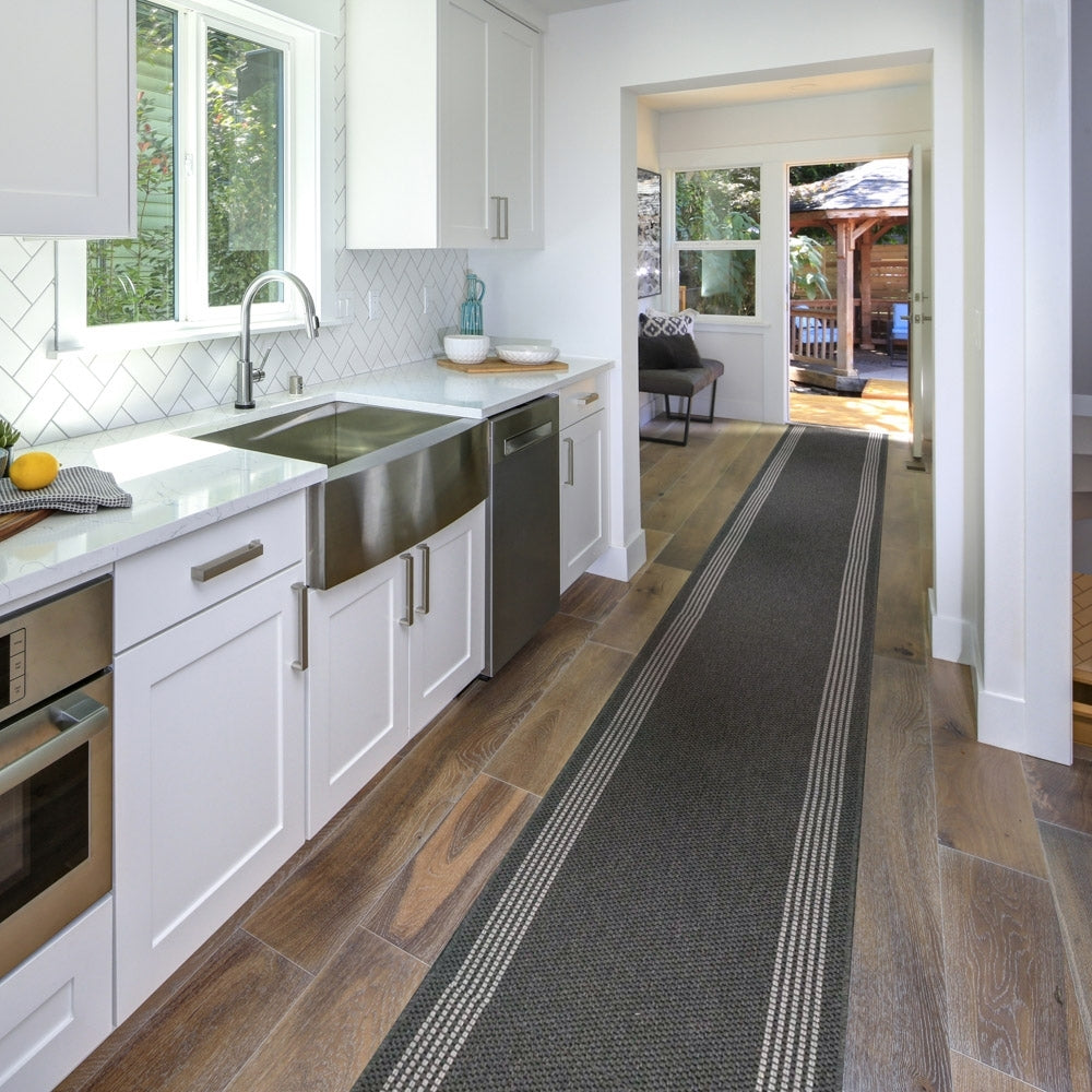 Natura Grey Kitchen Runner