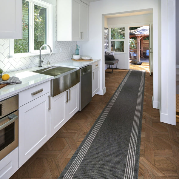 Natura Grey Kitchen Runner