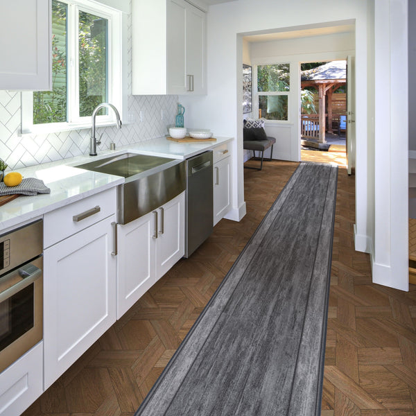 Rama Graphite Kitchen Carpet Runner