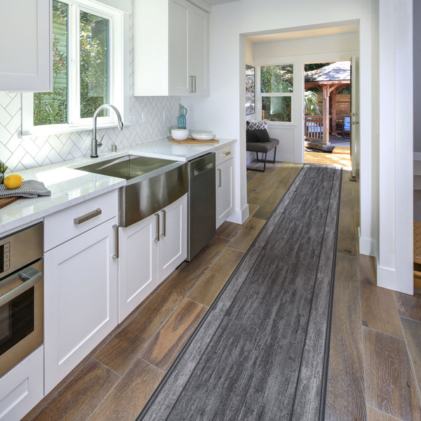 Rama Graphite Kitchen Carpet Runner