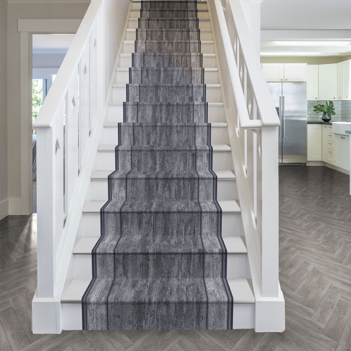 Rama Graphite Stair Runner