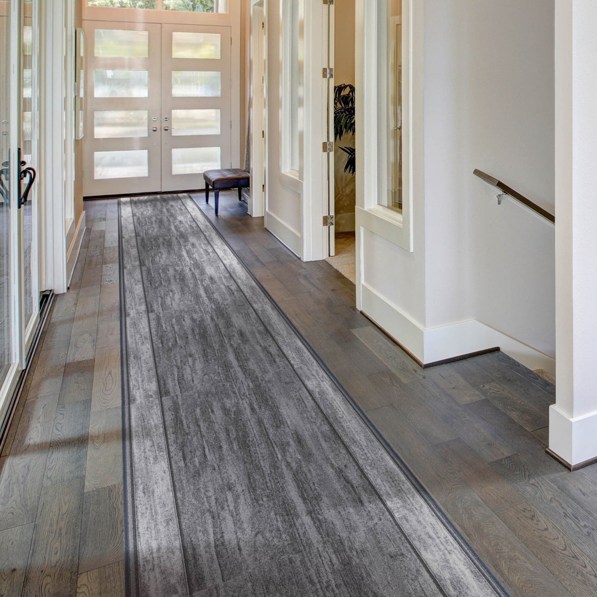 Rama Graphite  Hall Runner