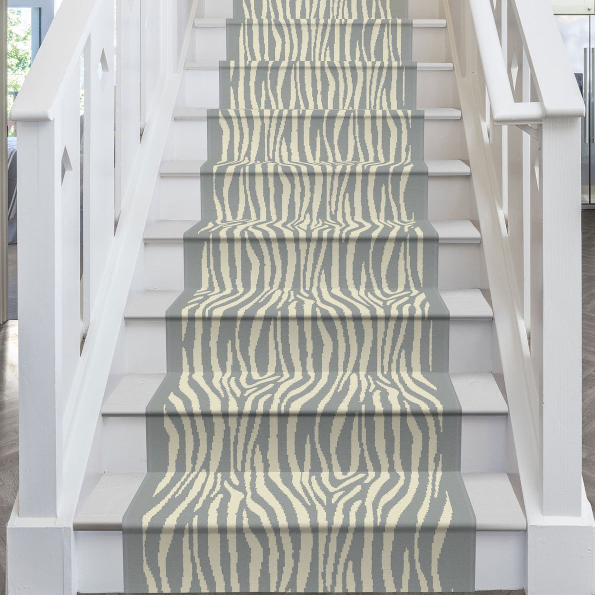 Savannah Gray Stair Runner
