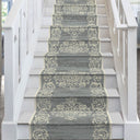 Bayeux Grey Stair Runner - 30cm / 60cm