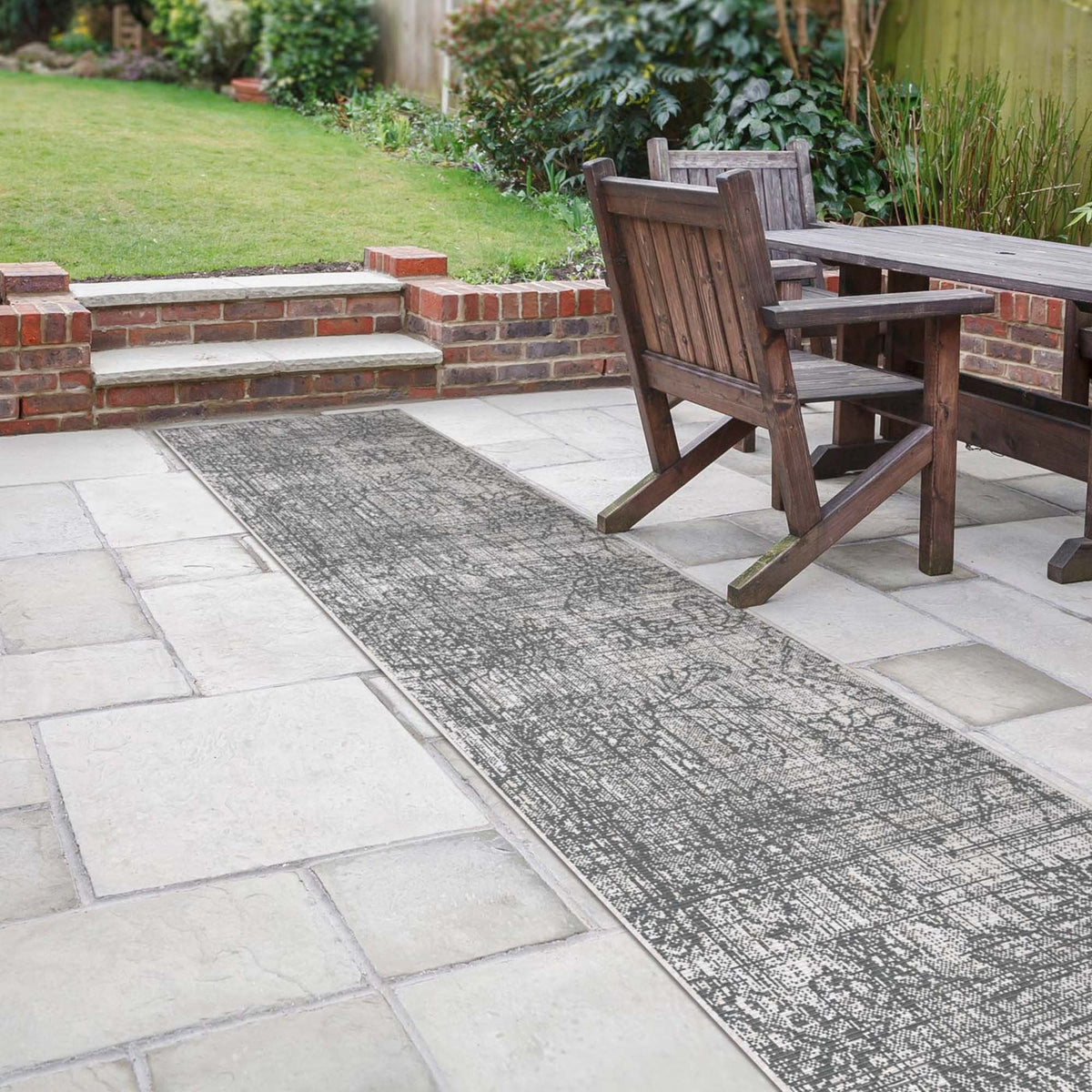 50 Shades Gray Indoor Outdoor Carpet Runner