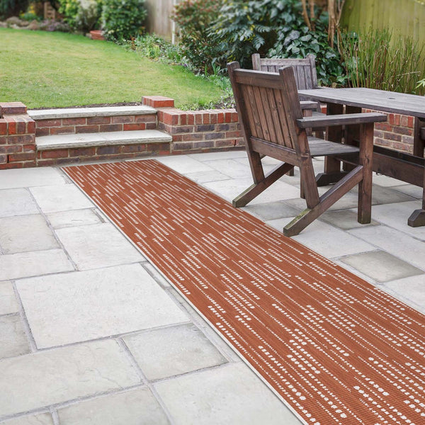 Aperol Spritz Terracotta Indoor Outdoor Carpet Runner