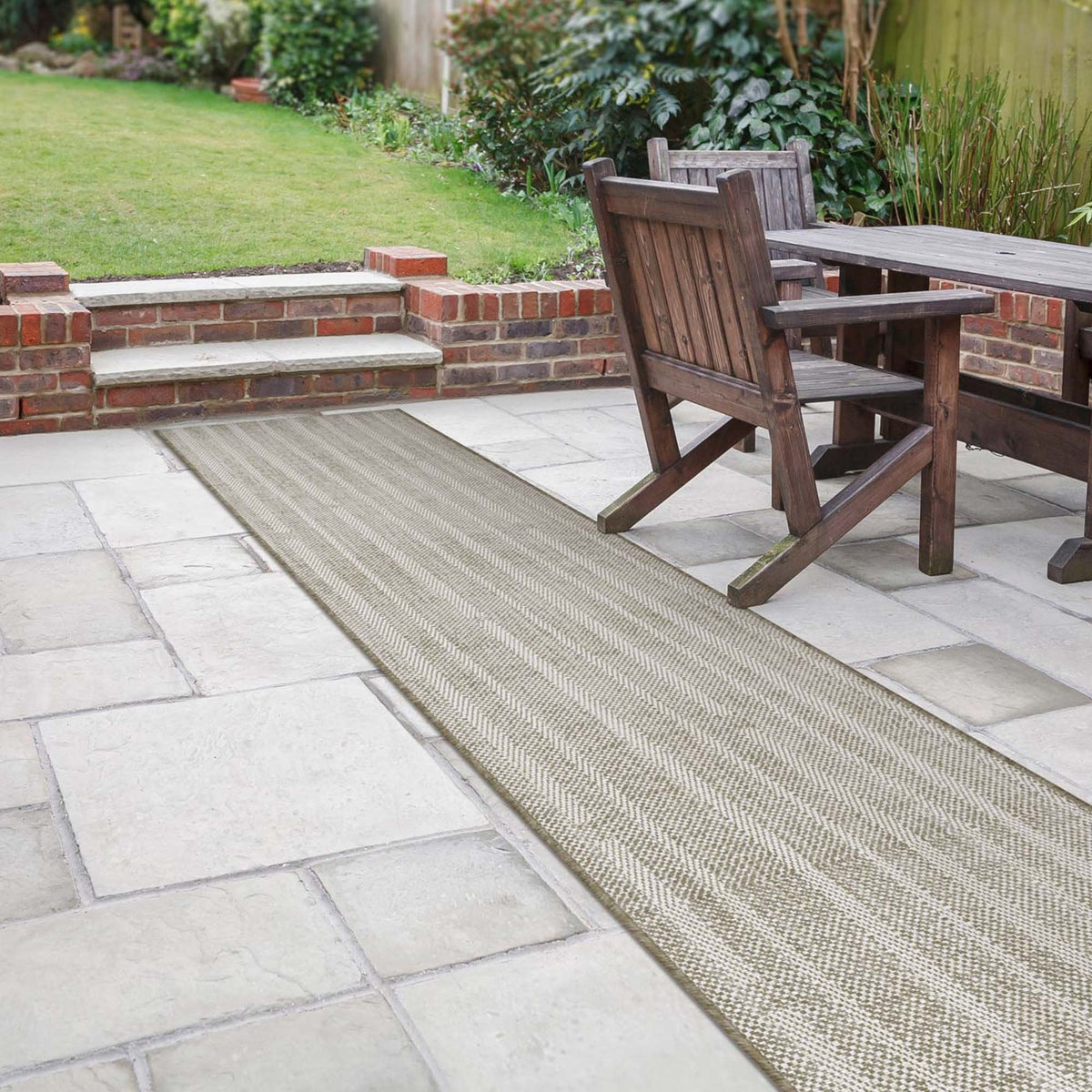 Mojito Brown Indoor Outdoor Carpet Runner