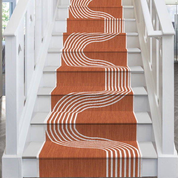Tequila Sunrise Terracotta Stair Runner