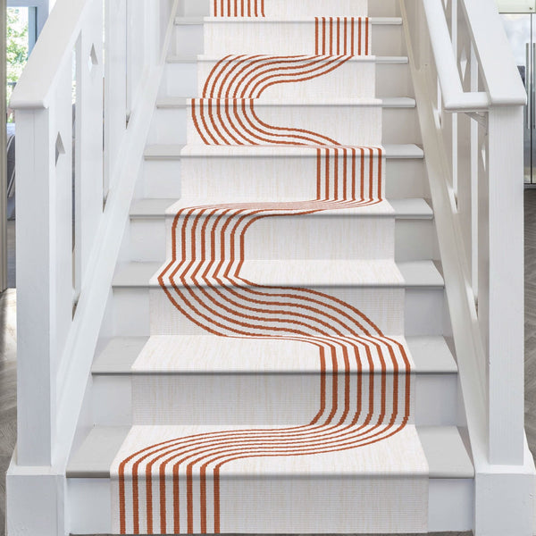 Tequila Sunrise Terracotta Stair Runner