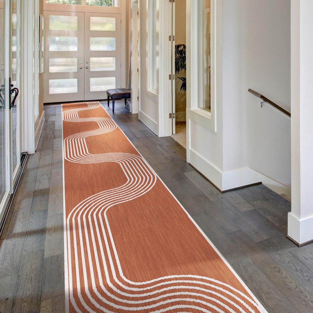Tequila Sunrise Terracotta  Hall Runner