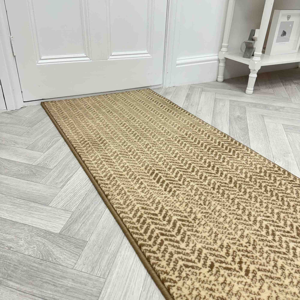 Empire Light Brown Hall Runner