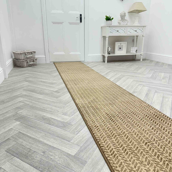 Empire Light Brown Rug Runner
