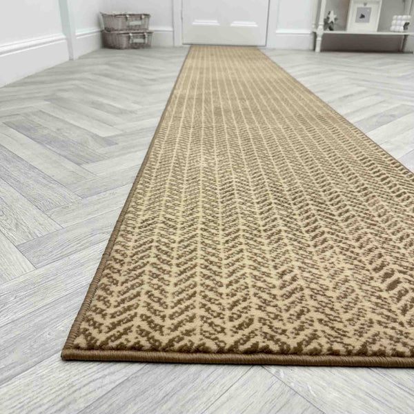 Empire Light Brown Rug Runner