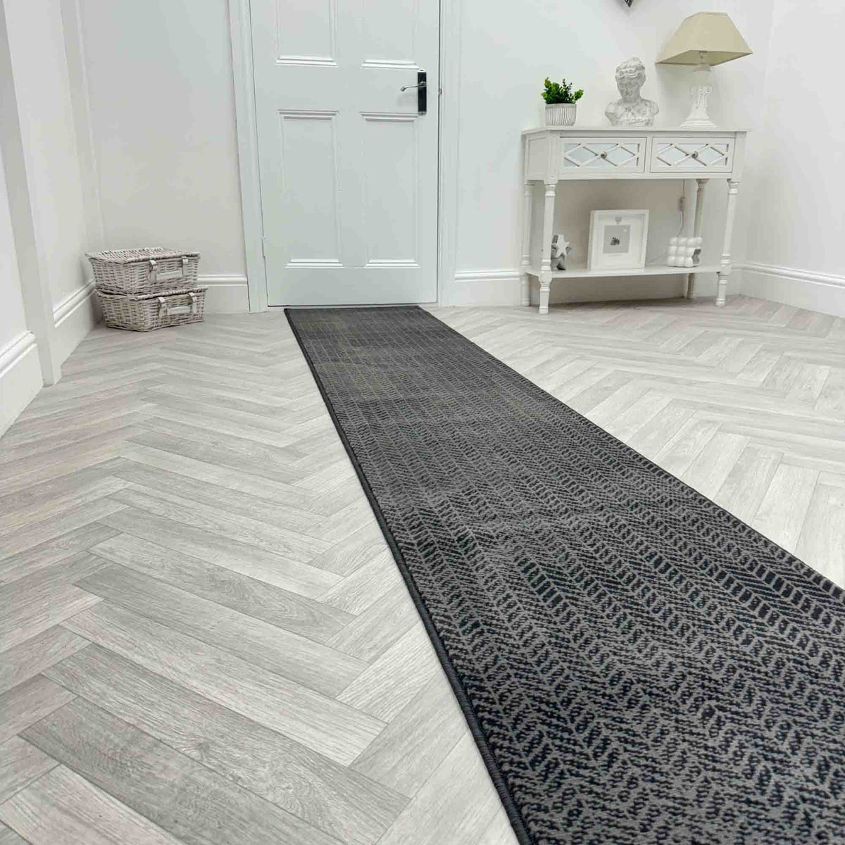 Empire Dark Grey Hall Runner