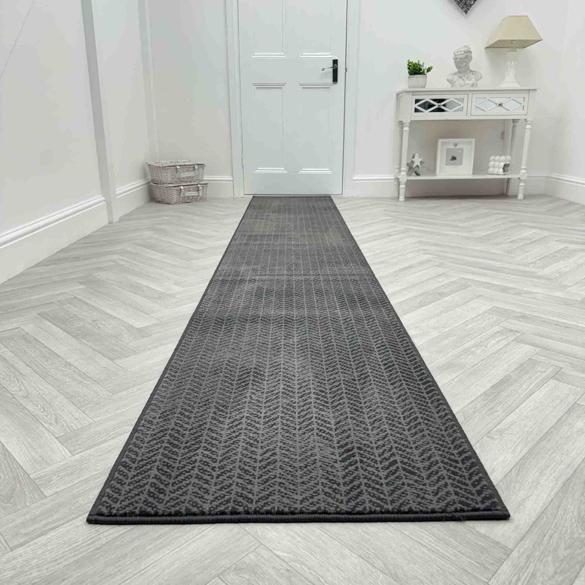 Empire Dark Grey Hall Runner